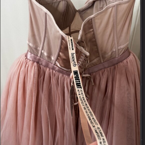 House of CB Darling French Rose Tulle Midi Dress (L+ reg cups) - Picture 6 of 8